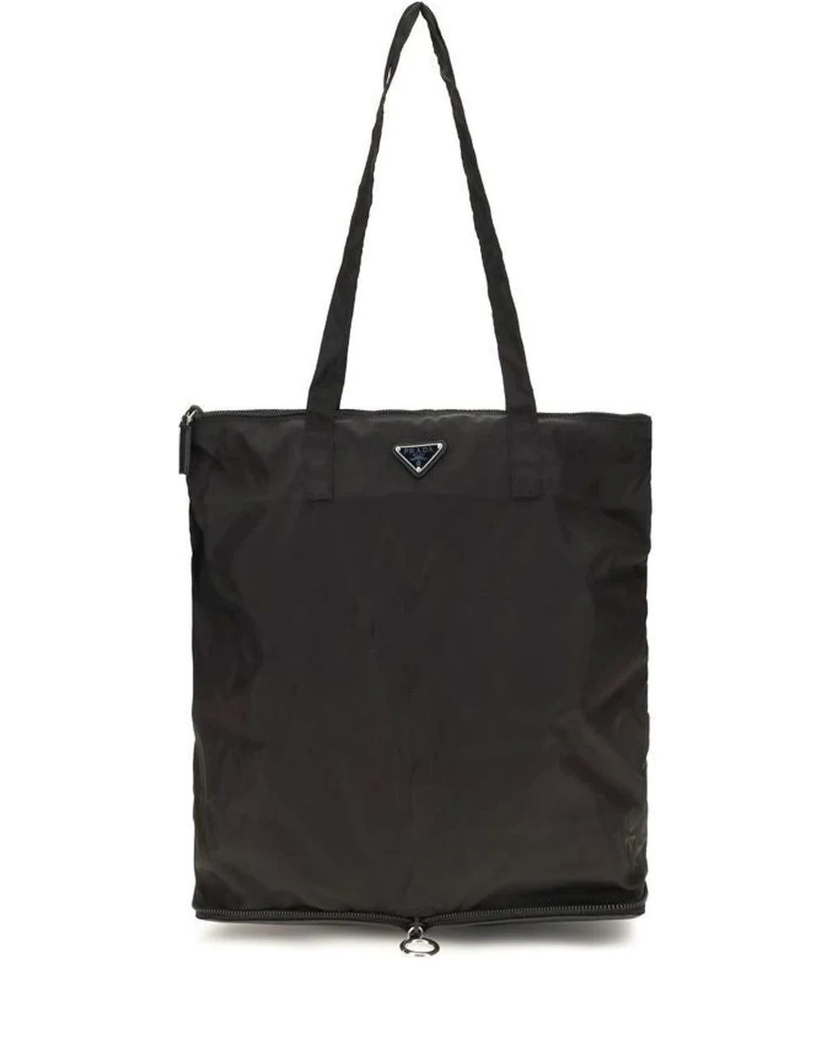 Prada Keychain Black Tote Bag 