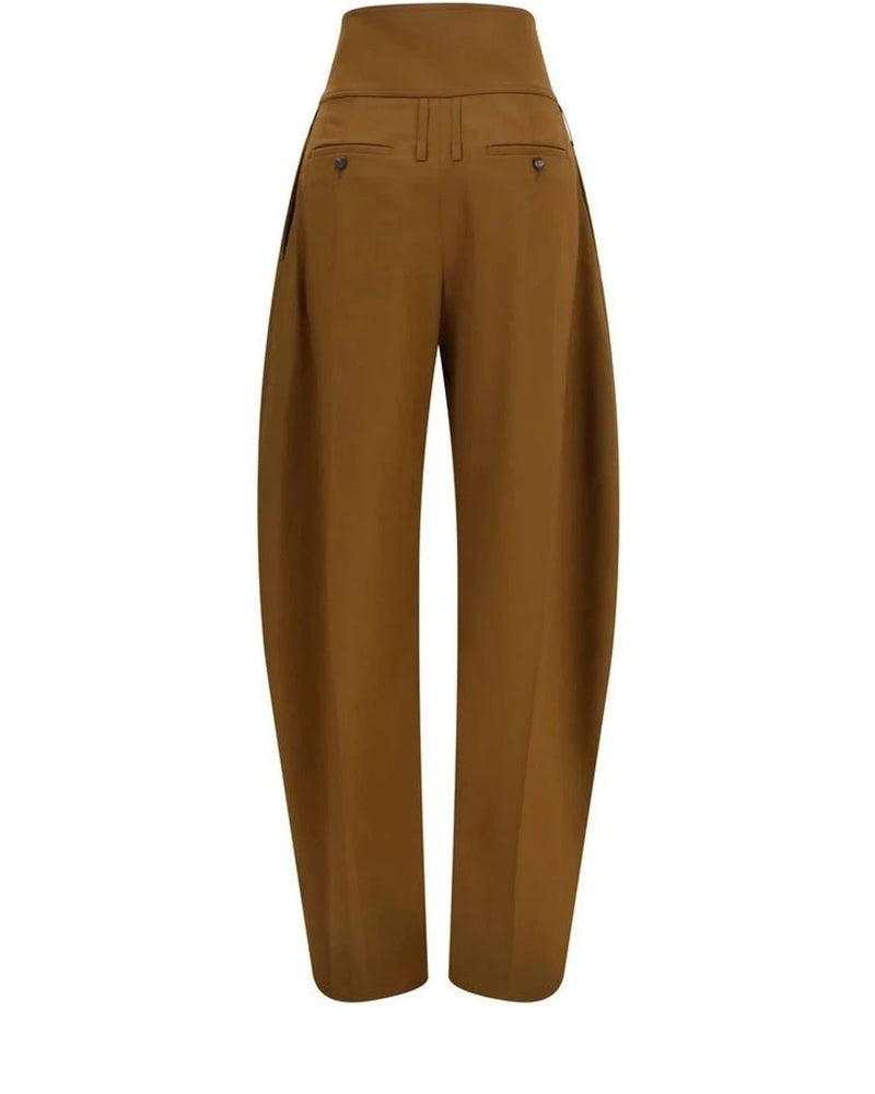 Ferragamo Trouser in brown, Merino Wool — view 2