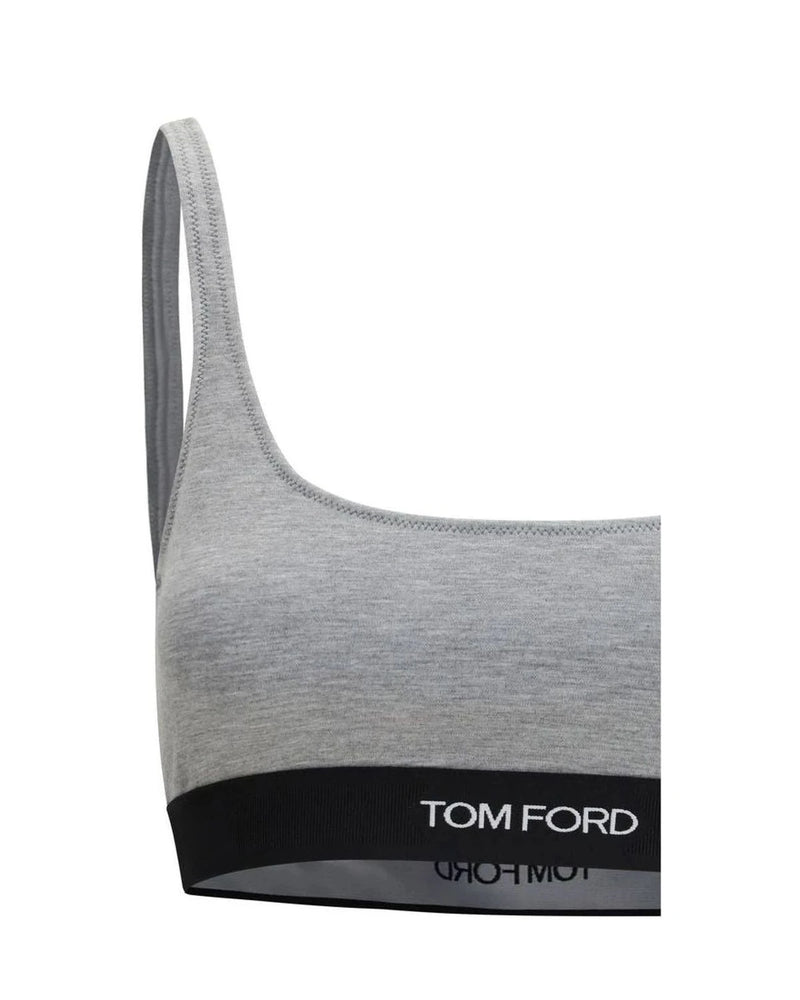 Tom Ford Sports Bra in gray, Modal — view 3
