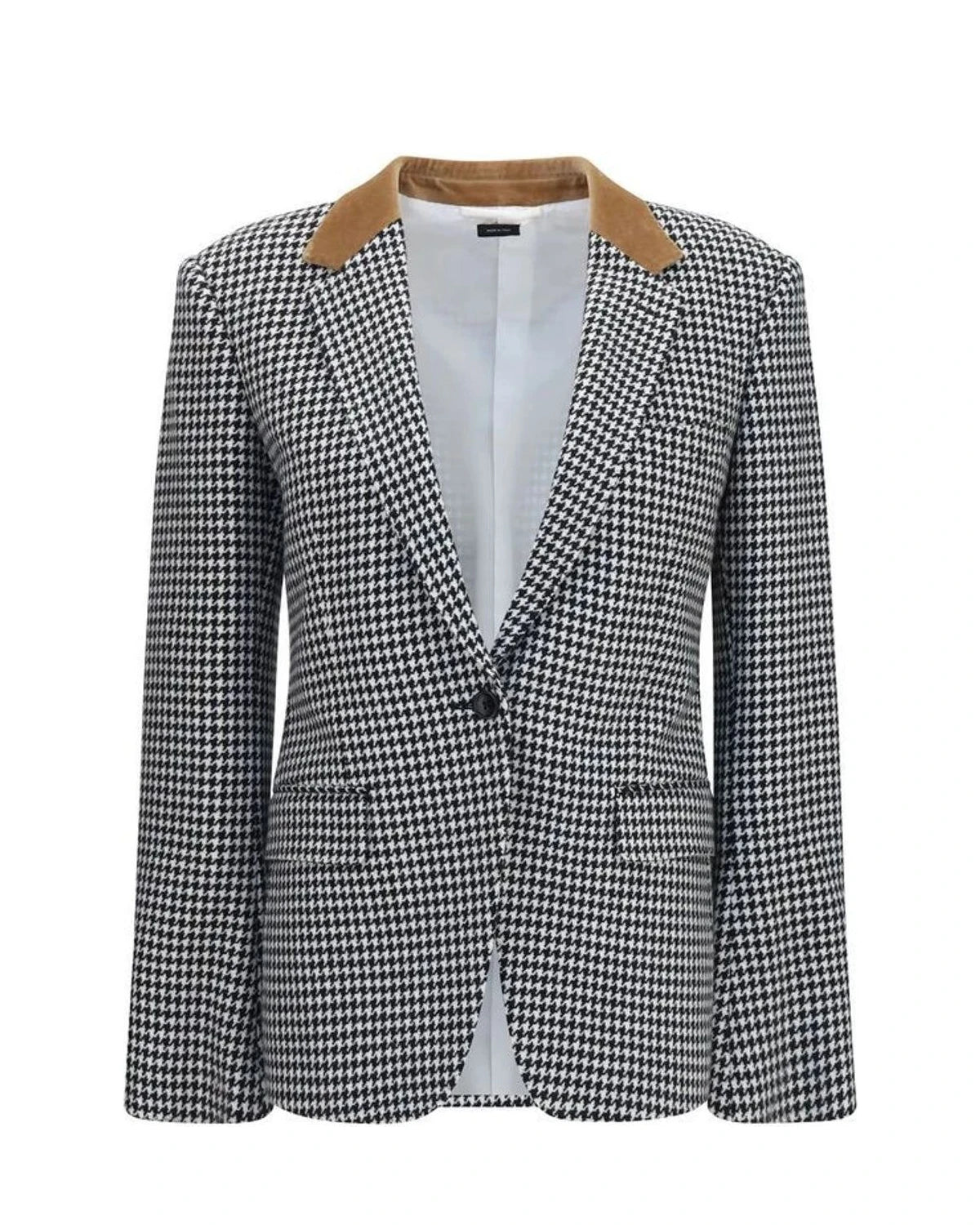 Tom Ford Checkered Houndstooth Black Cashmere Sport Jacket