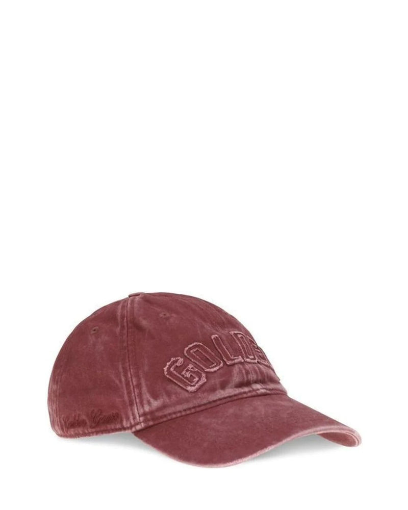 Golden Goose Baseball Cap in red, Cotton — view 2