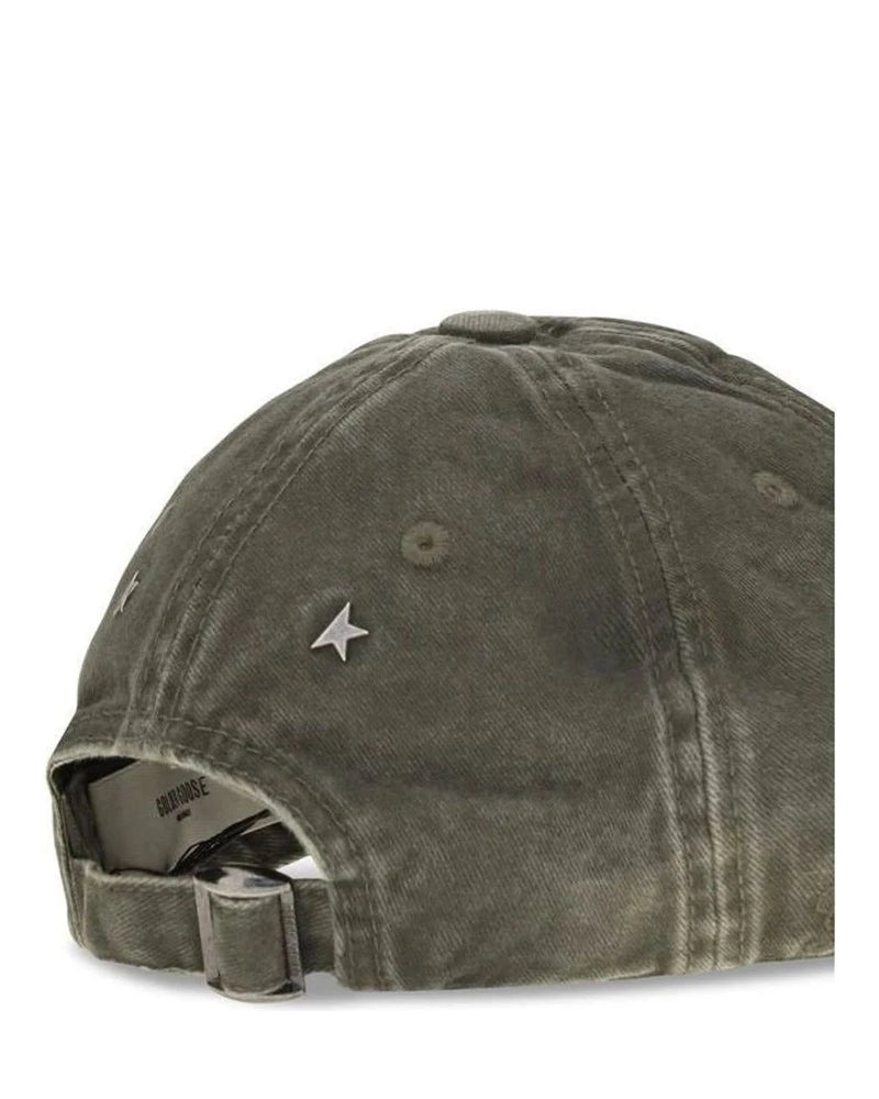 Golden Goose Baseball Cap in gray, Cotton — view 3