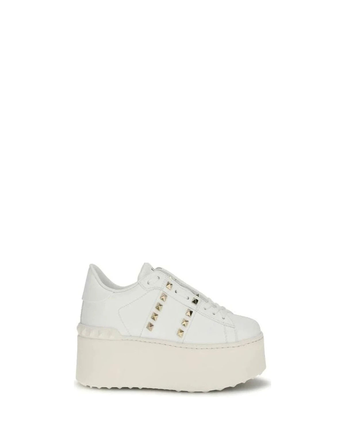 Valentino Garavani White Platform Sneakers 