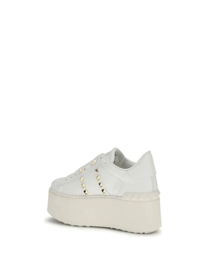 Valentino Garavani White Platform Sneakers 