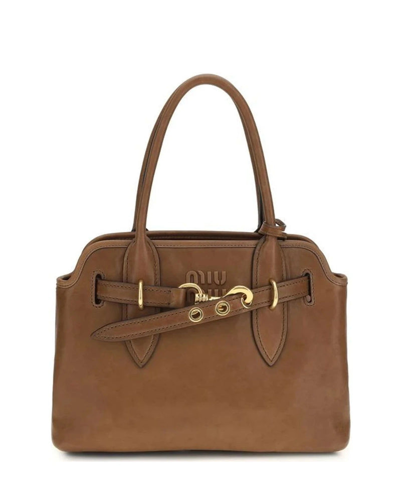 Miu Miu Brown Satchel Bag 