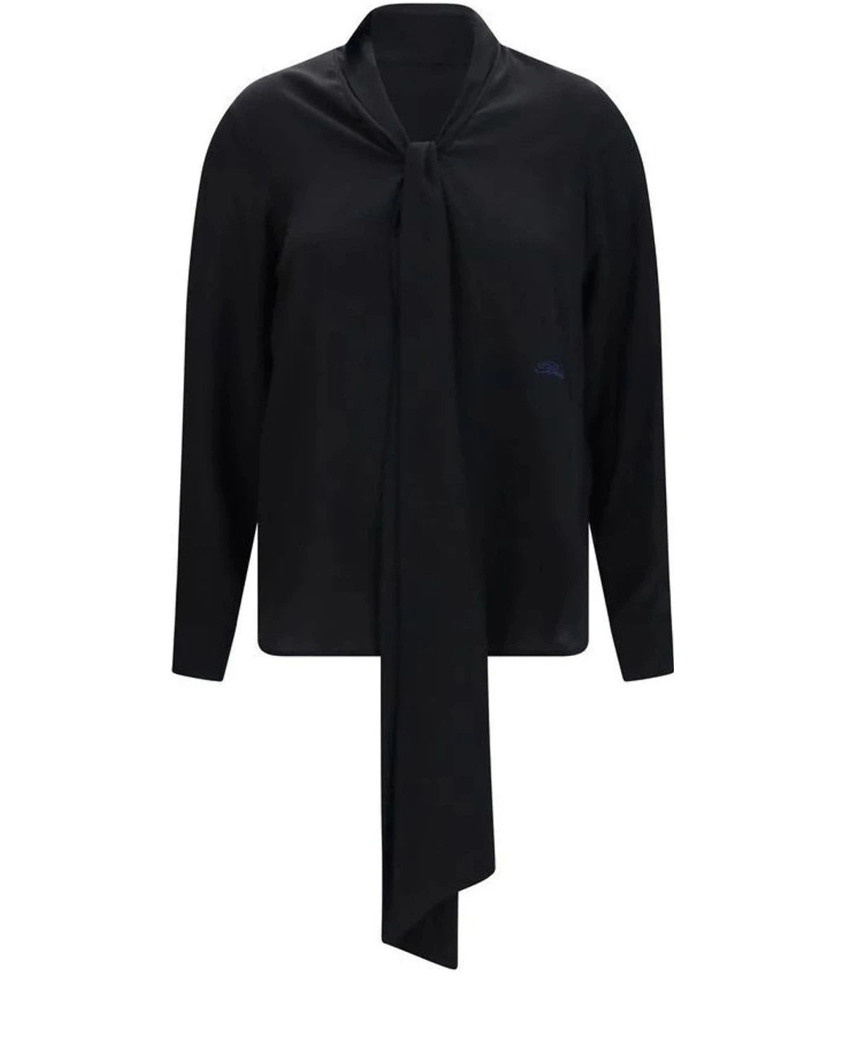 Burberry Blouse in black, Silk