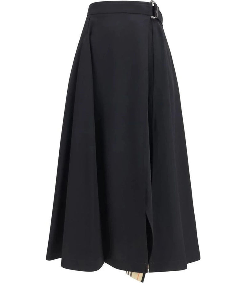 Burberry Skirt in black, Merino Wool