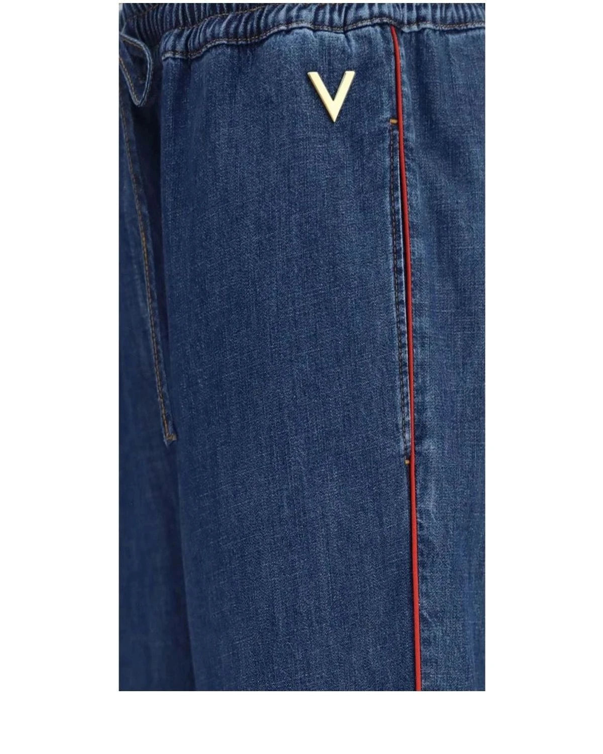 Valentino Garavani Trouser in blue, Polyester — view 3