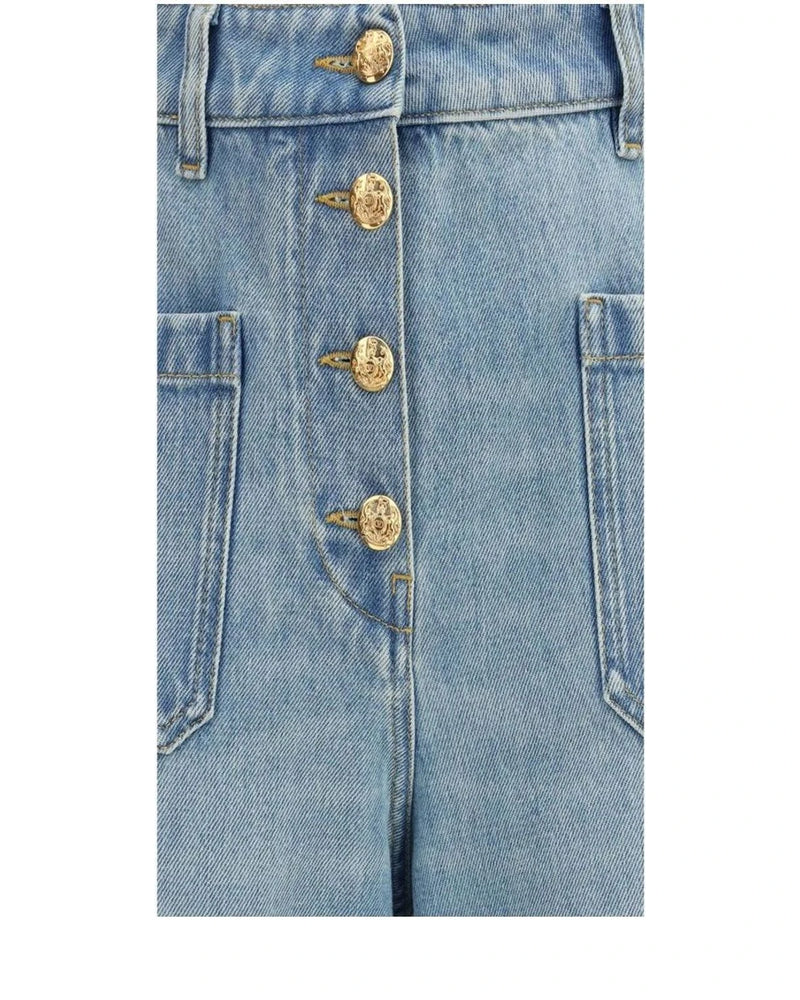 Valentino Garavani Jean in blue, Cotton — view 3
