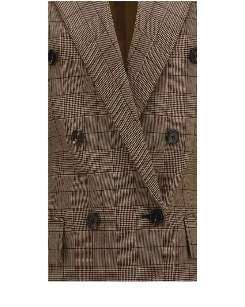 Chloé Blazer in beige, Merino Wool — view 3