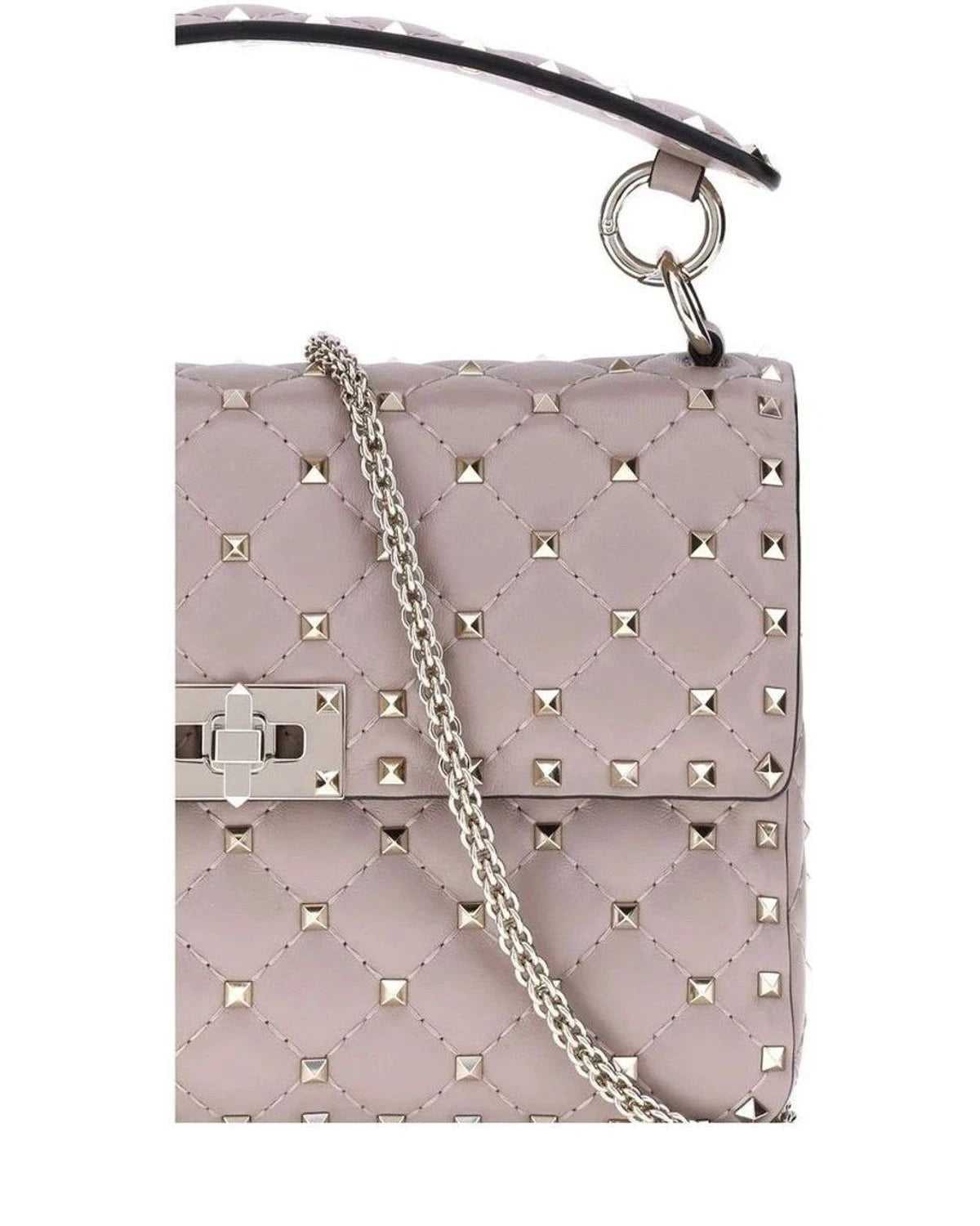 Valentino Garavani Pink Baguette Handbag 