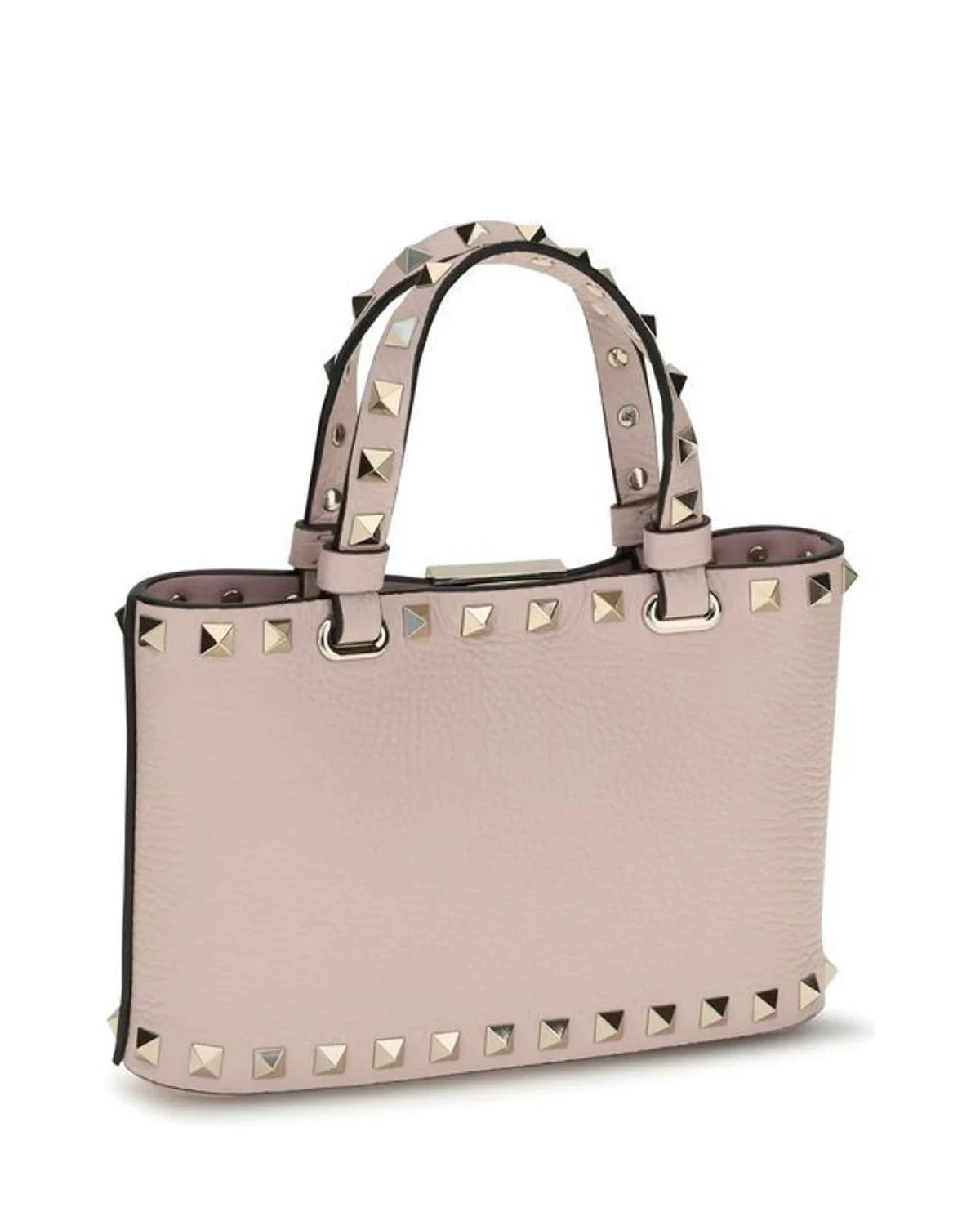 Valentino Garavani Satchel Bag in pink, Calf Leather — view 3