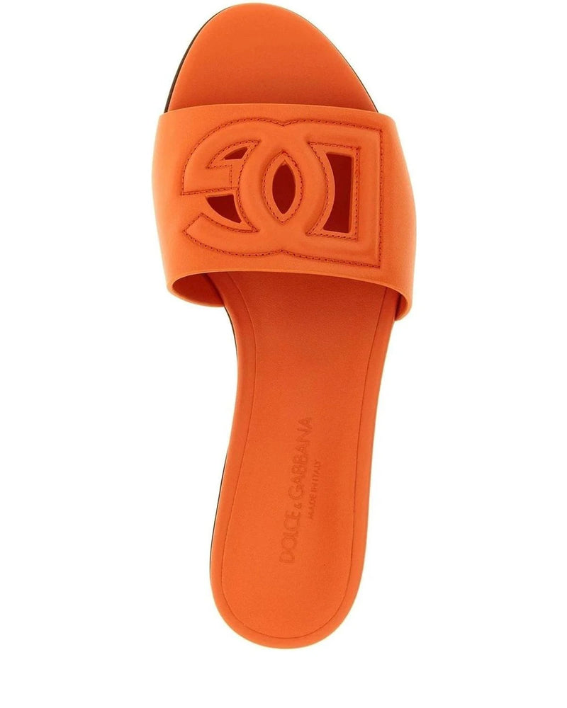 Dolce & Gabbana Orange Slides 