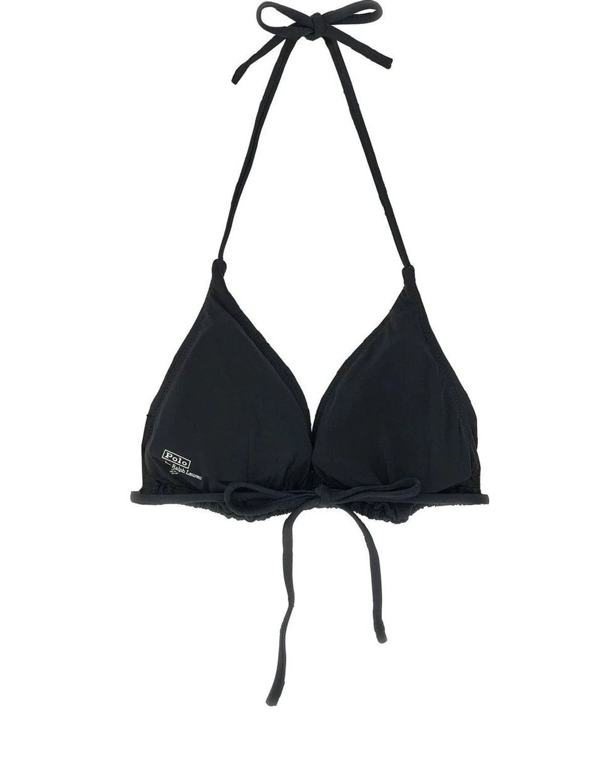 Polo Ralph Lauren Swimwear Top in black, Recycled Polyester — view 2