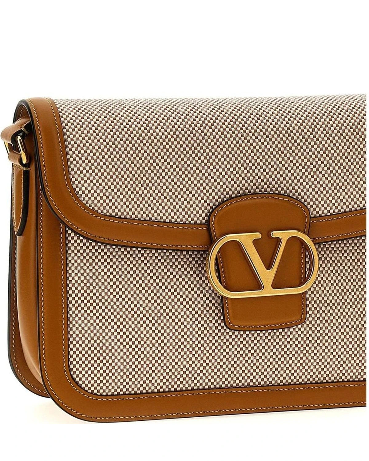 Valentino Garavani Cross Body Bag in multicolor, Cotton — view 3