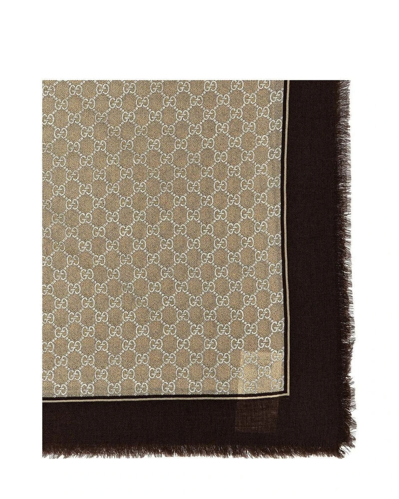 Gucci Scarves & Shawl in gold, Wool — view 2