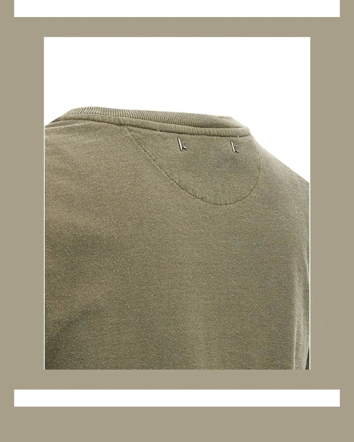Golden Goose T-Shirt in green, Cotton — view 4