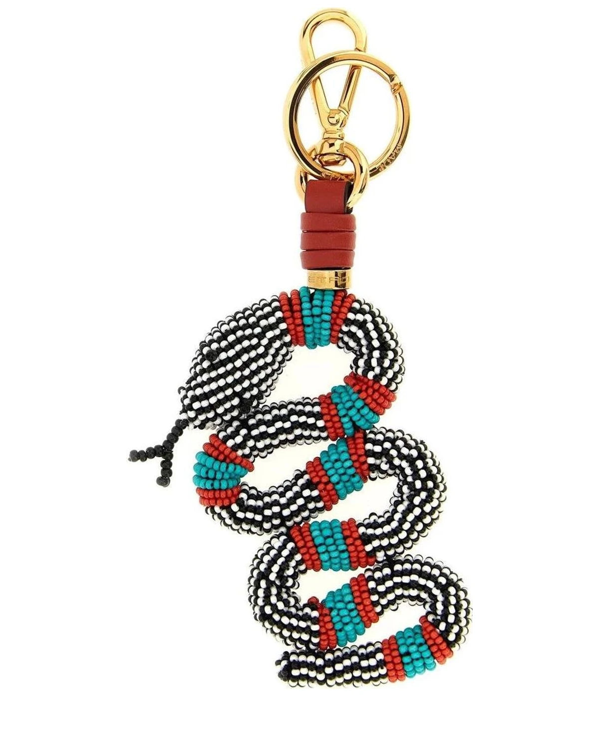 Etro Keychain in multicolor, Glass