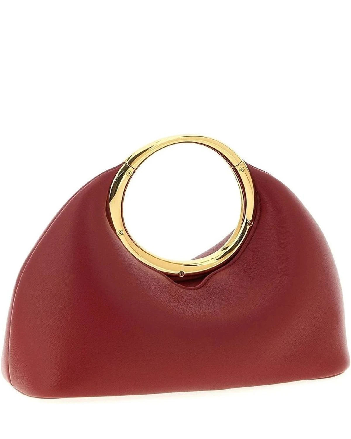 Jacquemus Shopper Bag in red, Lamb Leather — view 2