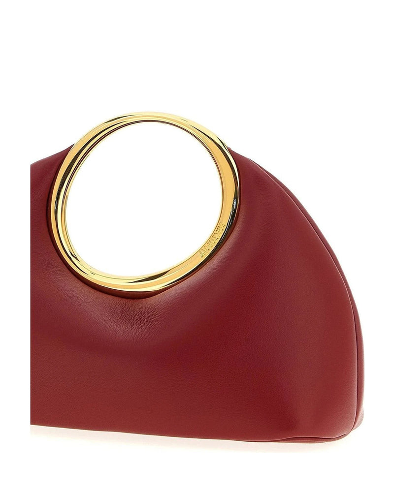 Jacquemus Shopper Bag in red, Lamb Leather — view 3