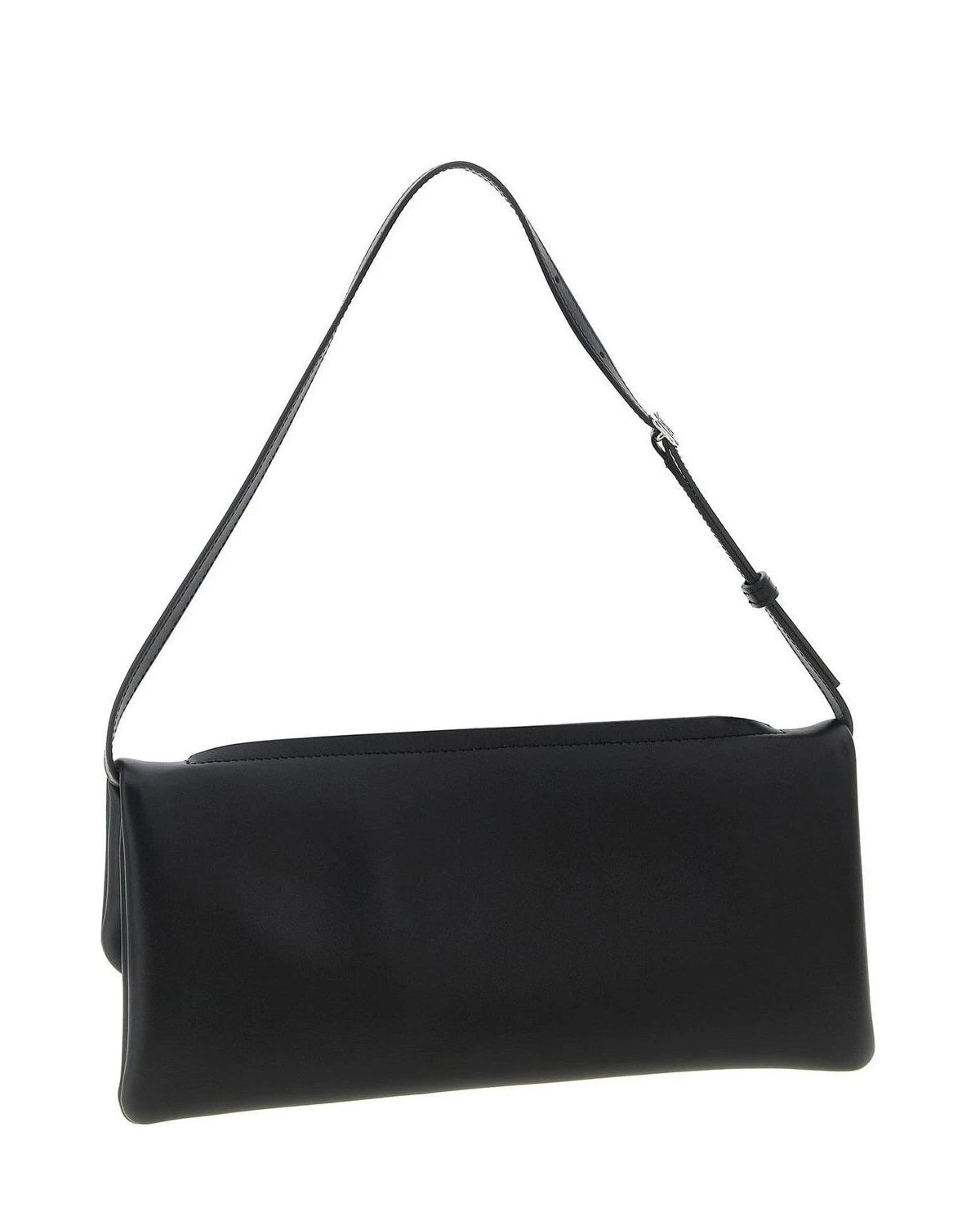Courrèges Shoulder Bag in black, Cow Leather — view 2