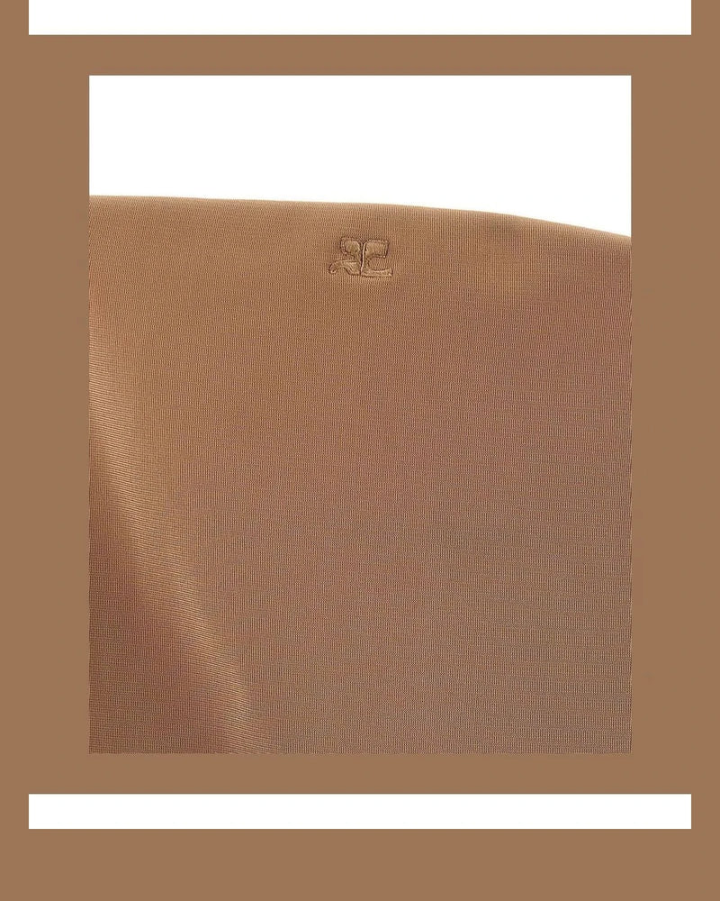 Courrèges Bodysuit in beige, Viscose — view 4