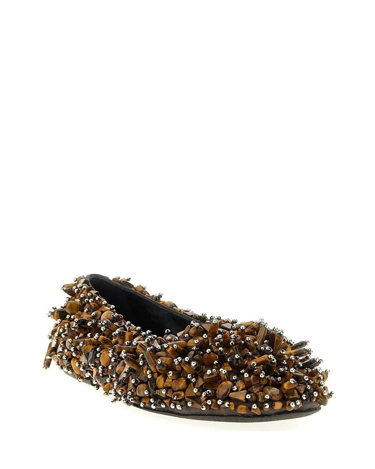 Dries Van Noten Brown Ballet Flats 