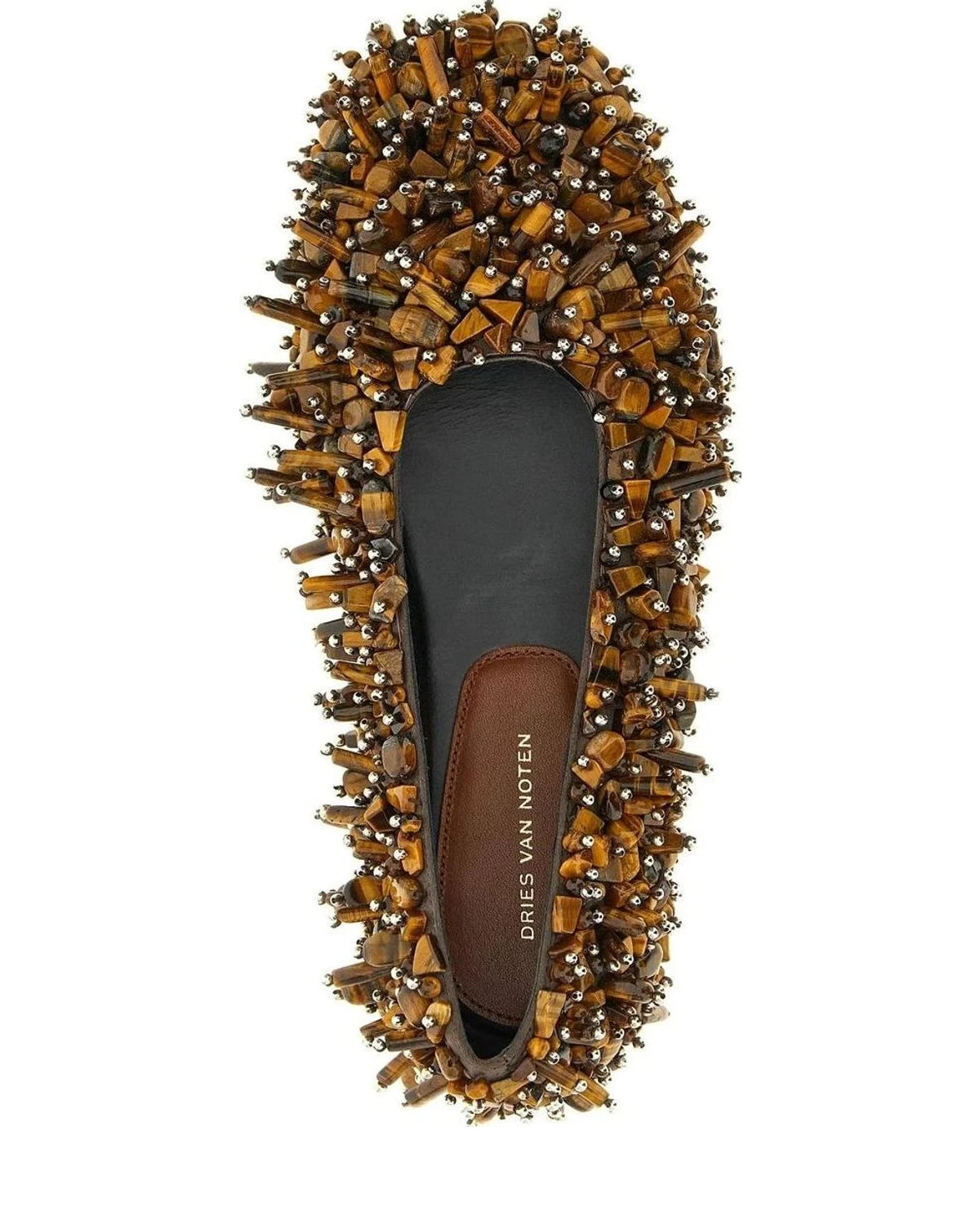 Dries Van Noten Brown Ballet Flats 
