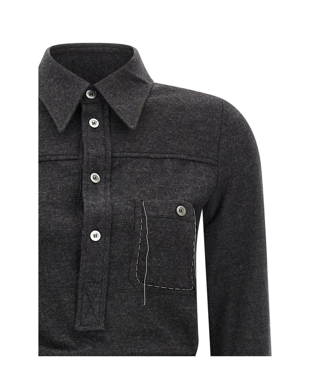Maison Margiela Dresse in gray, Virgin Wool — view 3