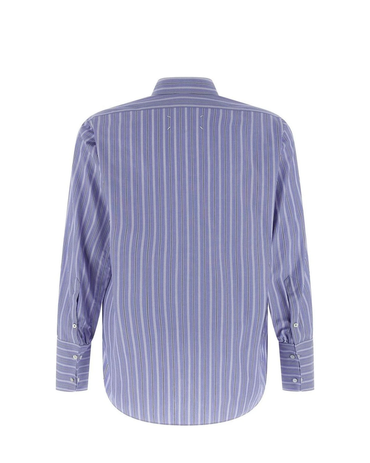 Maison Margiela Dress Shirt in blue, Cotton — view 2