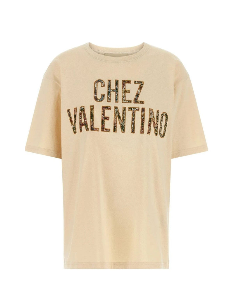 Valentino Garavani T-Shirt in beige, Cotton