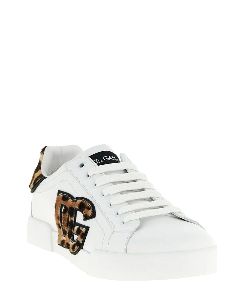 Dolce & Gabbana Leopard Brown Sneakers 