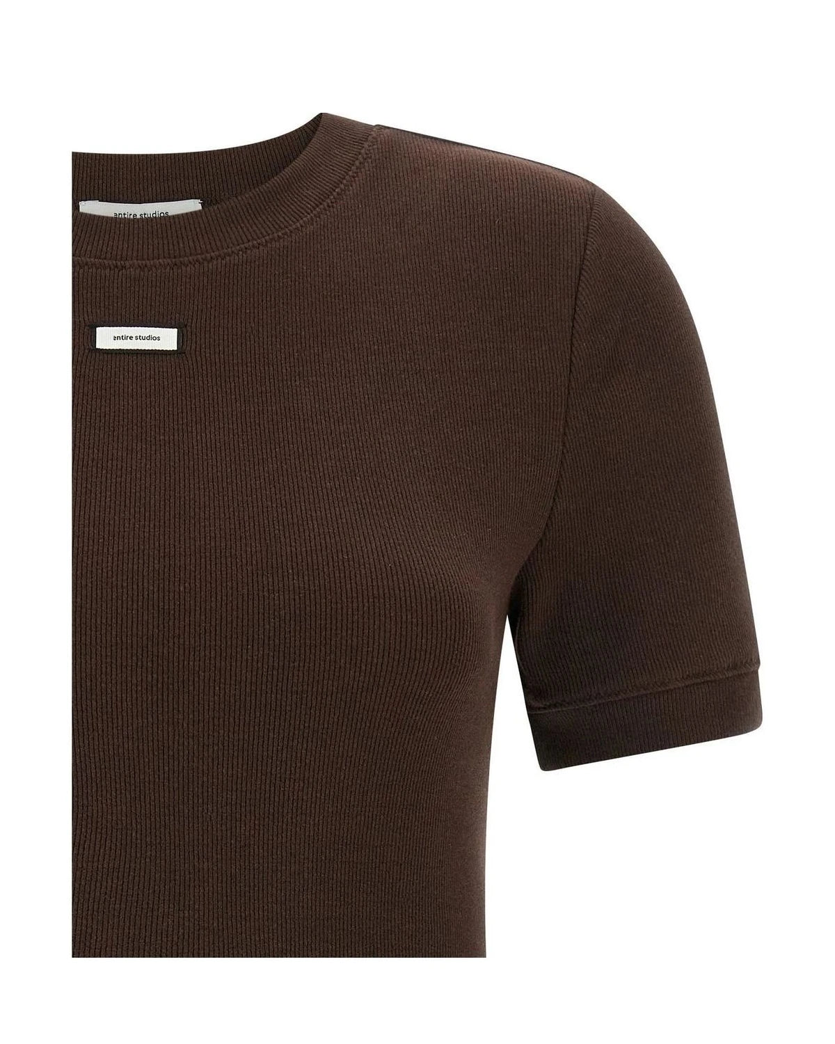 Entire Studios T-Shirt in brown, Cotton — view 3