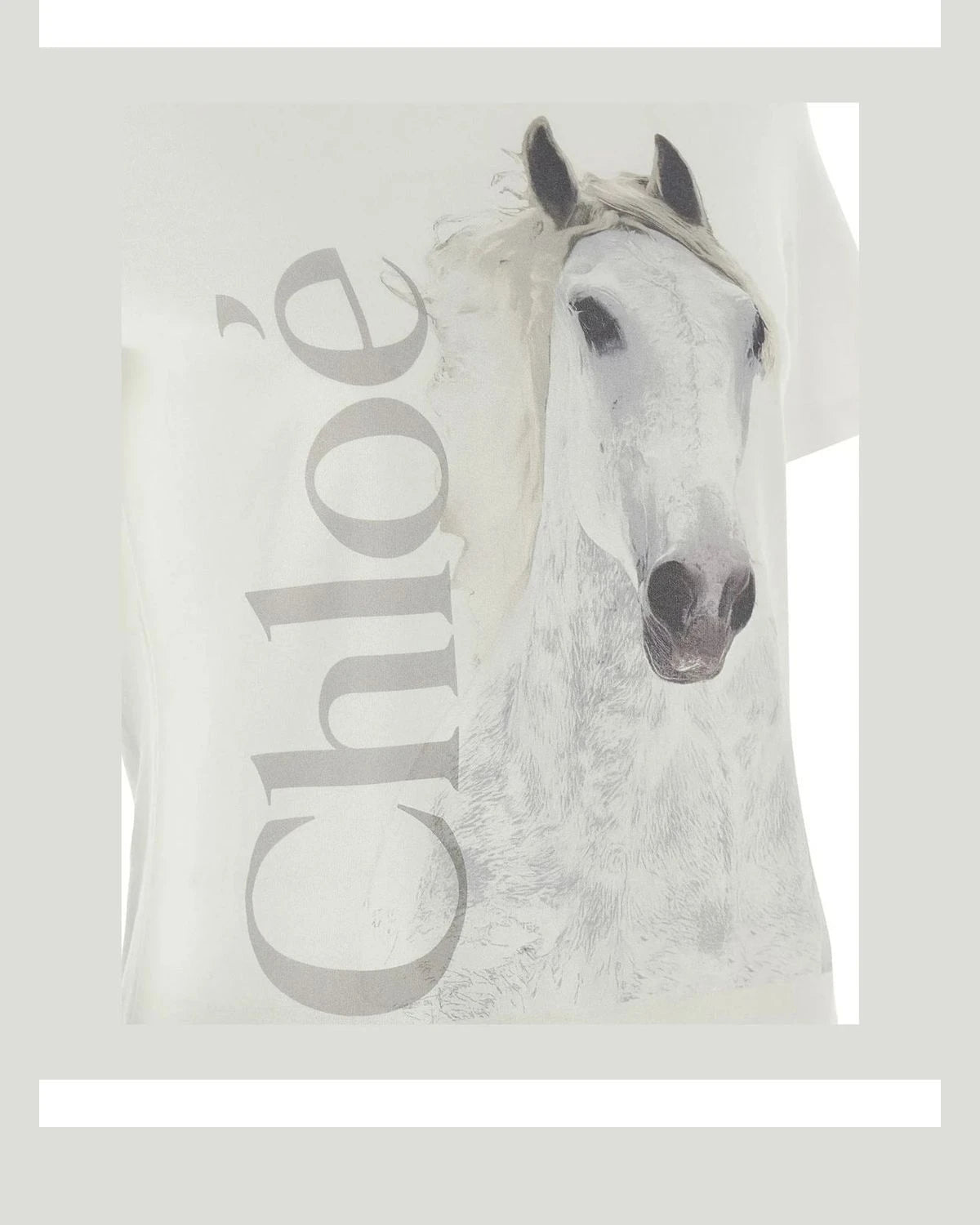 Chloé T-Shirt in white, Cotton — view 4