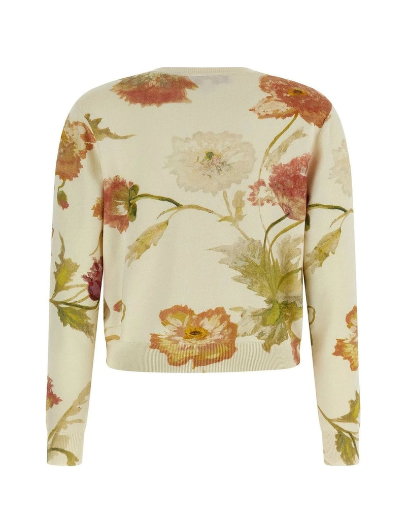 Carolina Herrera Cardigan in white, Silk — view 2