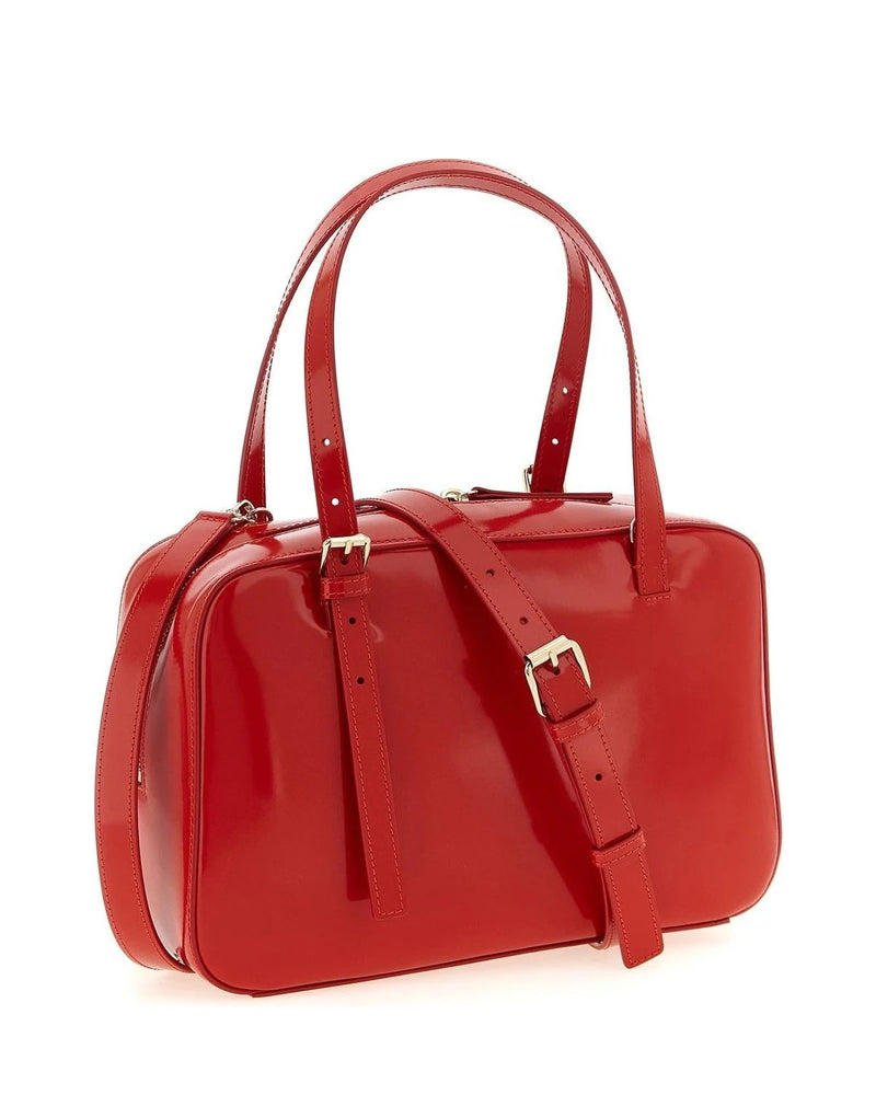 A.P.C. Satchel Bag in red, Cow Leather — view 2