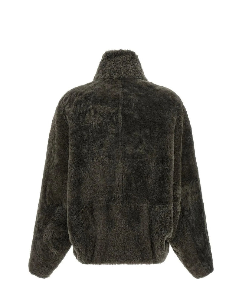 Brunello Cucinelli Bomber Jacket in gray — view 2