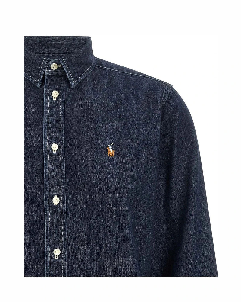 Polo Ralph Lauren Dress Shirt in blue — view 3