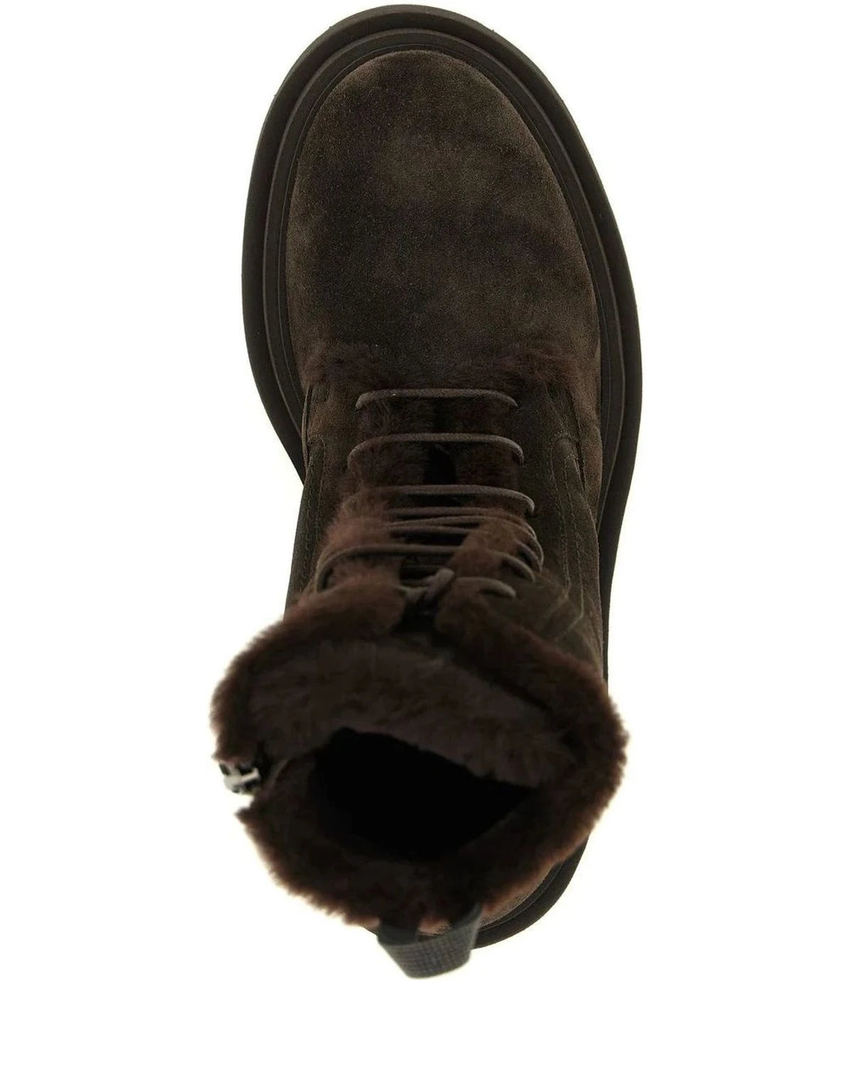 Brunello Cucinelli Lace-Up Brown Boots 