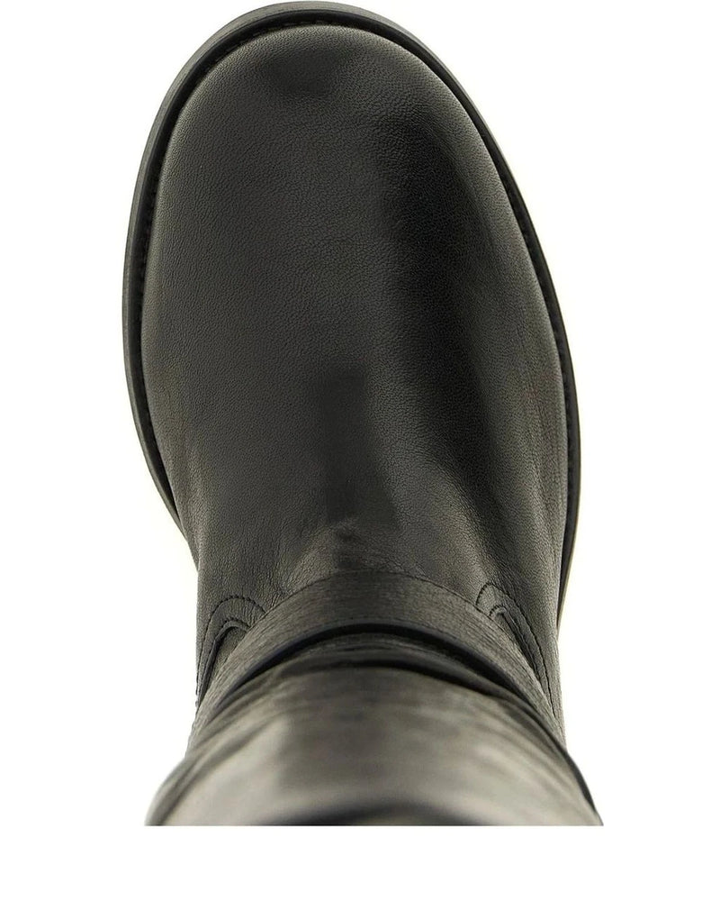 Jimmy Choo Black Knee High Boots 