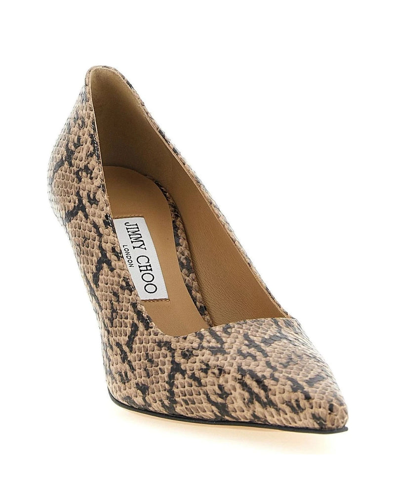 Jimmy Choo Snake Brown Pumps 
