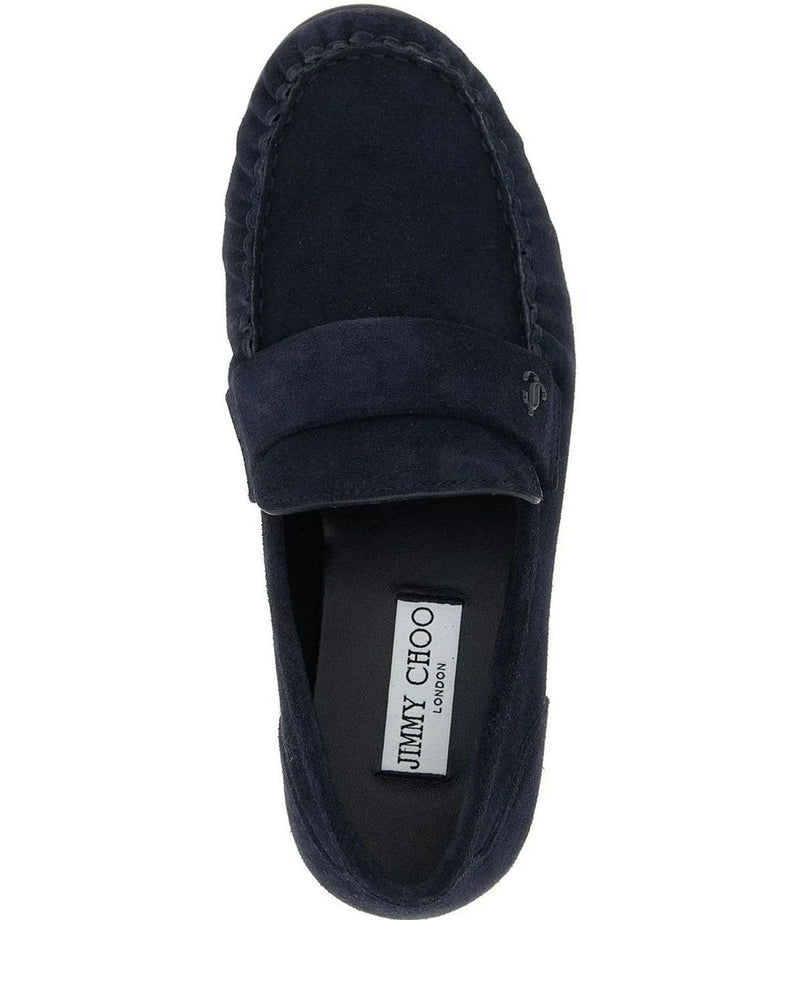 Jimmy Choo Blue Loafers 