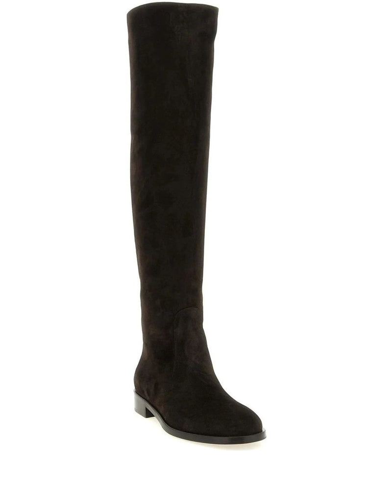 Gianvito Rossi Brown Knee High Boots 