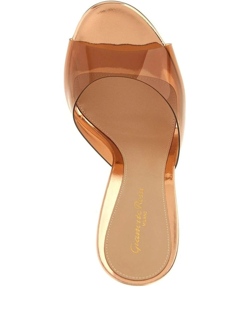 Gianvito Rossi Orange Stiletto Sandals 