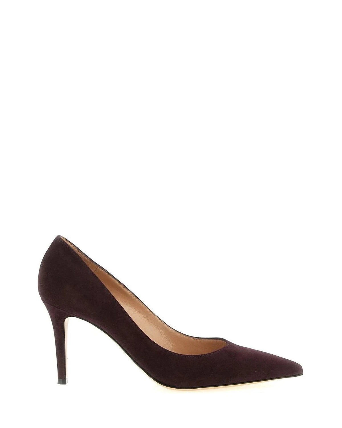 Gianvito Rossi Burgundy Pumps 
