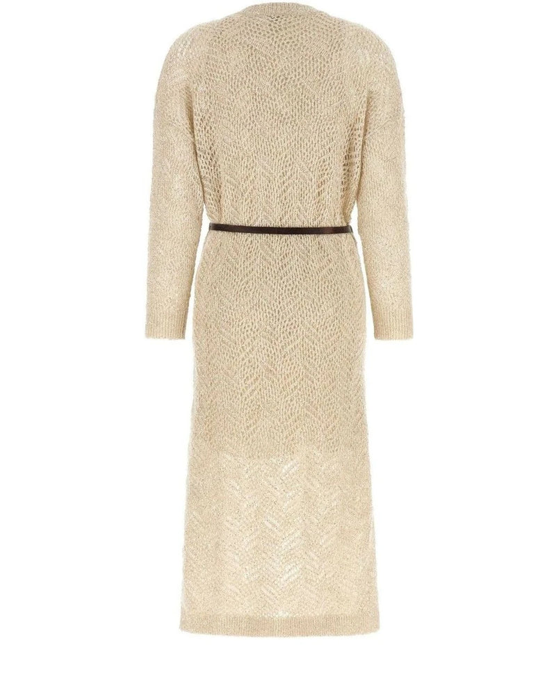 Brunello Cucinelli Dresse in beige — view 2