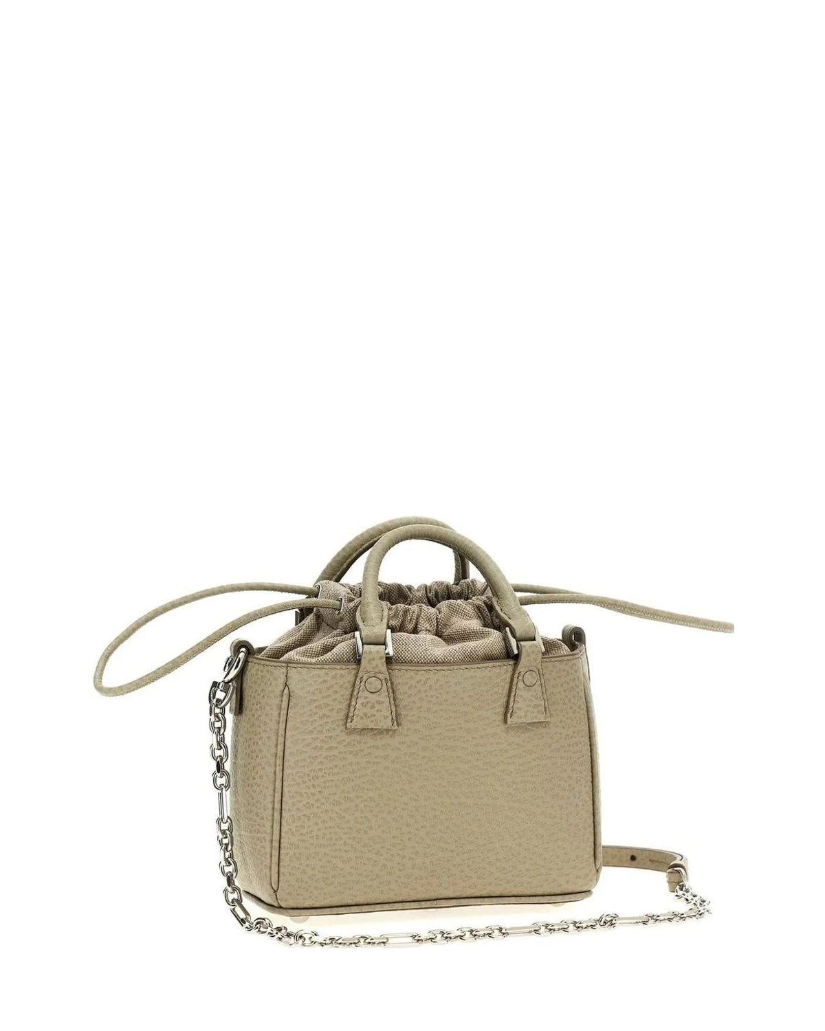 Maison Margiela Satchel Bag in gray, Calfskin Leather — view 2