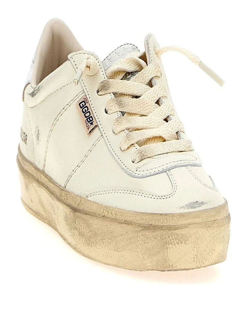Golden Goose Silver Sneakers 