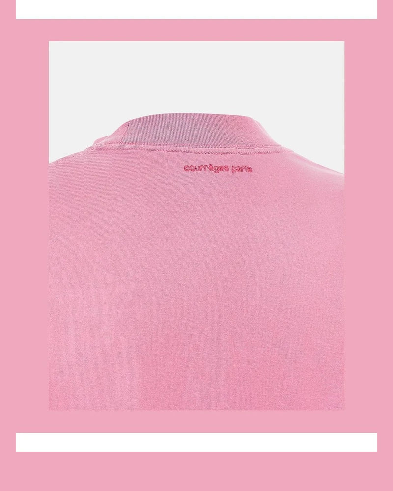 Courrèges Dresse in pink, Cotton — view 4