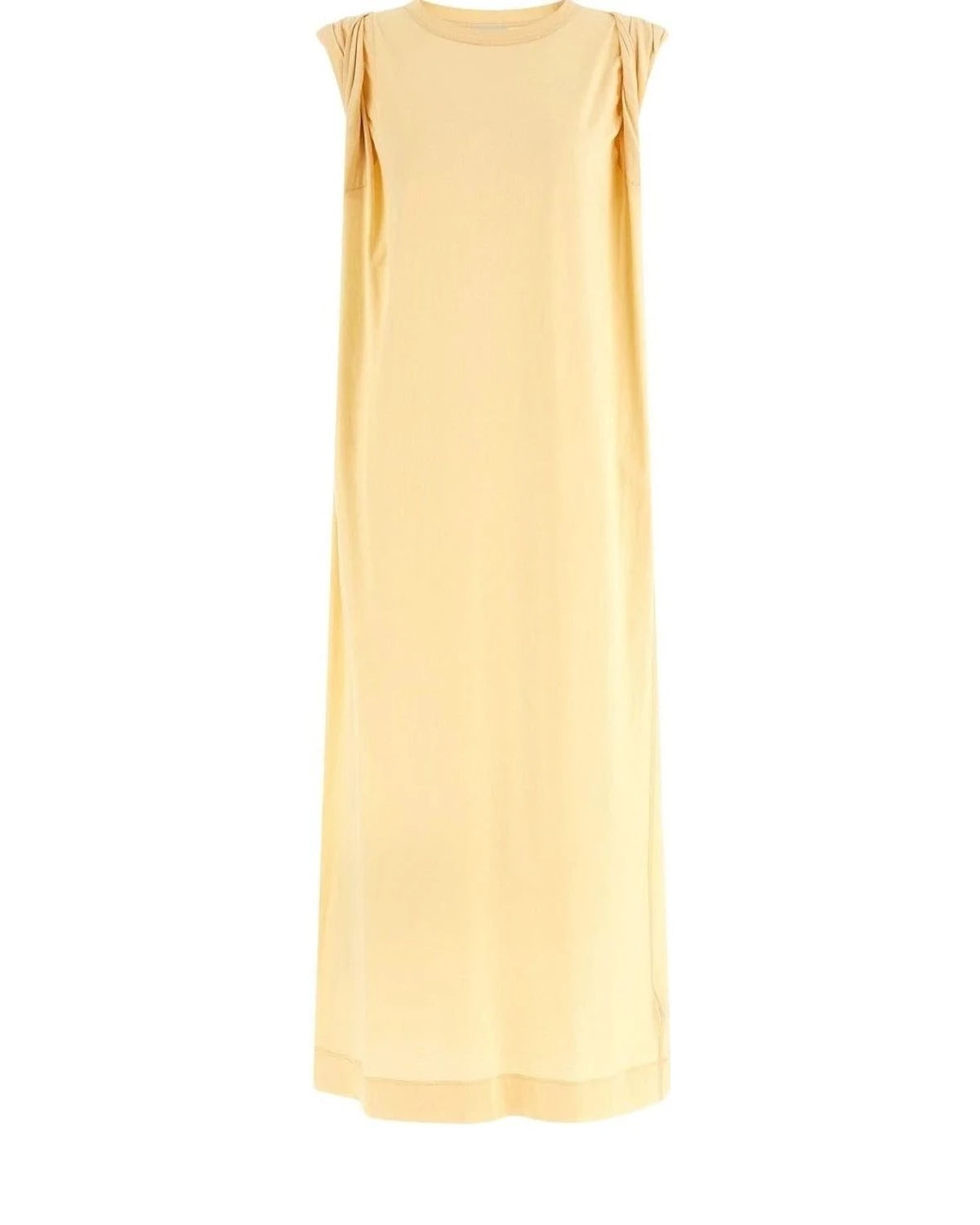 Dries Van Noten Dresse in beige, Cotton
